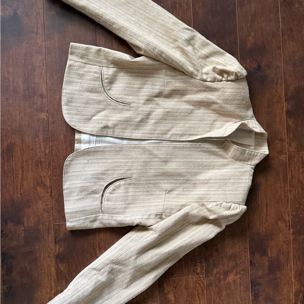Vintage Tan Textured blazer